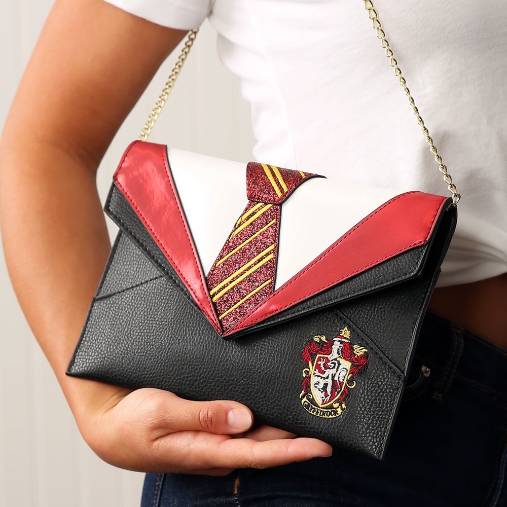 Danielle Nicole Gryffindor Envelope Clutch - Red, Black, White, Gold
